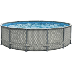 Piscina tubolare Elite liner stampato - Ø 4,88 x 1,22 m - con filtrazione en oferta