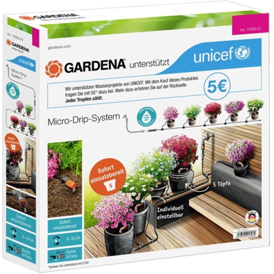 Sistema Micro Drip Start set irrigazione per vasi S 13000-51 - Gardena