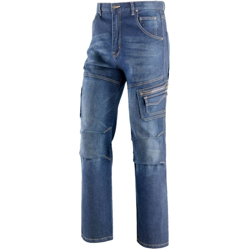 Neri - Pantalone Jeans Stretch Multitasche Ampi Passanti JEANS STRETCH MULTITASCHE TG.48 | PZ en oferta