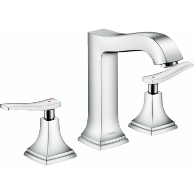 Miscelatore per lavabo Metropol Classic 3 fori 160, maniglia a leva, scarico a scomparsa 31331000 - 31331000 - Hansgrohe