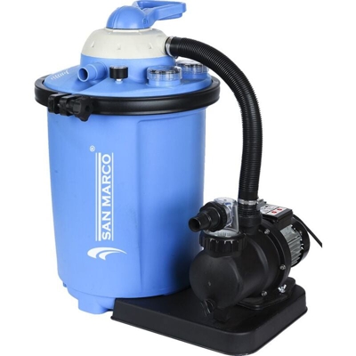 Filtro a Sabbia piscina con Aqualoon 10 m3/h - San Marco