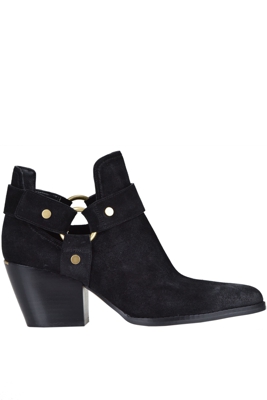 Pamela suede texan ankle boots