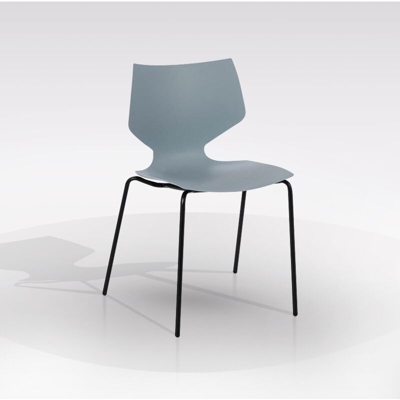 Stones - SEDIA SPEEDY POLIPROPILENE AZZURRO