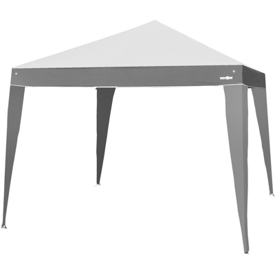 BRUNNER Gazebo per tempo libero e giardino ISOLA 3X3 colore Grigio/bianco