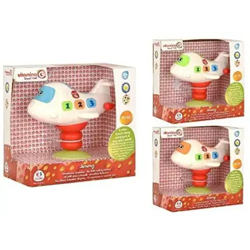 Lgvshopping - Aereo Aeroplanino Dondolino con Ventosa con Luci e Suoni Melodie per i Bambini características