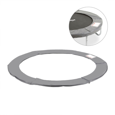 Copri-molle per Tappeto Elastico, Imbottito, PVC, Accessori Trampolino, Diametro di 182 cm, Colore Antracite