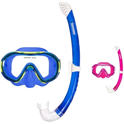 Set funny jr color maschera e boccaglio colore rosa - Abysstar