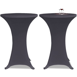 Copertura Elastica per Tavolo 70 cm Antracite 2 pz precio