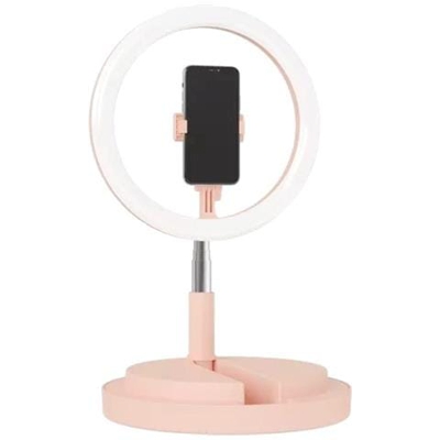 Supporto Per Telefono Luminoso A Led Da 10 '' Per Il Trucco In Streaming Live Youtube Video Self Portrait Shooting