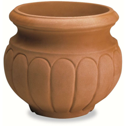 Vaso Resina Baccellato cm. 47 Anticato características