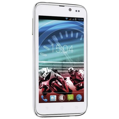 Racing 2 Bianco Dual Sim Display 4.5'' Storage 4GB + Slot MicroSD Dual Core 3G WiFi Fotocamera 8Mpx Android 4.2.2 - Italia