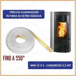 Kasart - PIATTINA ADESIVA IN FIBRA DI VETRO mm 15 x 2 - 2,5 mt. precio