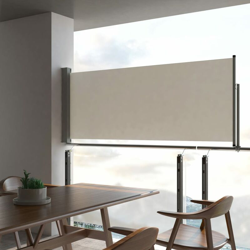 YOUTHUP Tenda da Sole Laterale Retrattile 100 x 300 cm Crema - crema en oferta