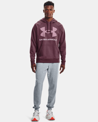 Felpa con cappuccio UA Rival Fleece Big Logo da uomo precio