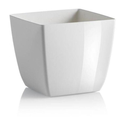 Vaso quadrato 'Colour Santiago' da esterno e giardino per piante e fiori. -15 x 15 x H 14.3 cm / Cedro