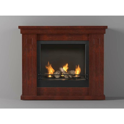 G.m.r.trading - Camino Raffaello a Bioetanolo 3,5 kW Noce