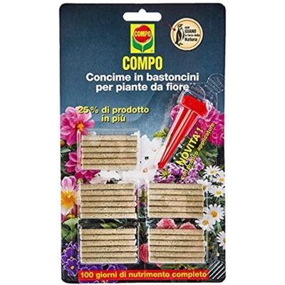CONCIME IN BASTONCINI PER PIANTE DA FIORE - Compo