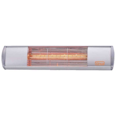 Stufa Alogena a Parete per Esterno 1500W mm 575x180x150 70164 - Vinco