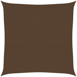 vidaXL Vela Parasole 160 g/m² Marrone 5x5 m in HDPE - Marrone características
