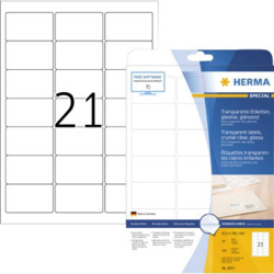 8017 etichetta per stampante Trasparente Etichetta per stampante autoadesiva - Herma en oferta