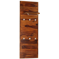 Appendiabiti in Legno Massello di Sheesham 118x40 cm - Marrone - Youthup en oferta