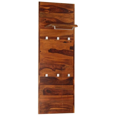 Appendiabiti in Legno Massello di Sheesham 118x40 cm - Marrone - Youthup