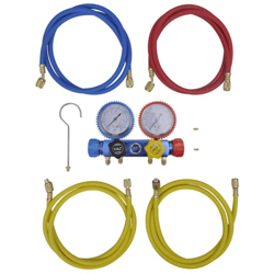 Set Manometro a 4 Vie per Condizionatore d'Aria - Vidaxl en oferta