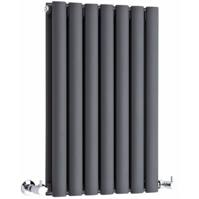 Hudson Reed Revive Radiatore Termoarredo di Design Orizzontale Moderno - Termosifone con Finitura In Antracite - Design a Colonna - 635 x 413mm