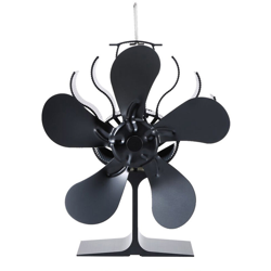 Asupermall - Ventilatore per stufa a legna a 5 pale Ventilatore Ventilatore motorizzato per forno ad aria Per legna / Bruciatore a legna / Camino en oferta
