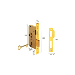 MONTAGGIO SERRATURA 2002 30 HL - Tesa precio