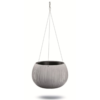Prosperplast Bowl BETON WS CON serbatoio in colore cemento 19,5 (altezza) x 29 (larghezza) x 29 (profondità) cm