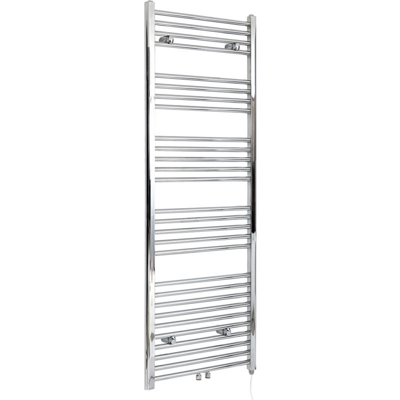 Hudson Reed Neva Scaldasalviette Elettrico Moderno di Design - Termoarredo Bagno a Scaletta - Acciaio Cromato - 600W - 1600 x 500mm
