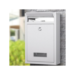 Cassetta Postale Parete In Acciaio Buca Lettere Posta Esterno Con Chiave Bianco características