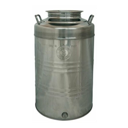 Viridex - Fusto olio in acciaio inox 18/10 Graffato 'Belvivere' Lt.100 características