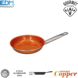 Padella antiaderente - 'linea rame' - tecnologia excilon - ø20cm - EDM características