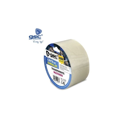 Nastro da imballaggio trasparente 50mm 48M 004102263 - GSC