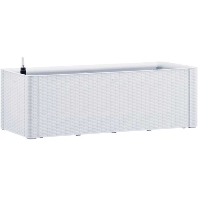 Letto Rialzato da Giardino con Sistema Irrigazione Bianco - Bianco - Vidaxl