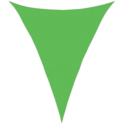 vidaXL Vela Parasole 160 g/m² Verde Chiaro 4x5x5 m in HDPE - Verde