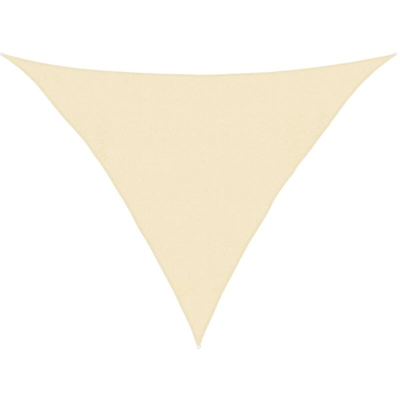 Vela Parasole 160 g/m² Crema 4x4x5,8 m in HDPE - crema - Vidaxl