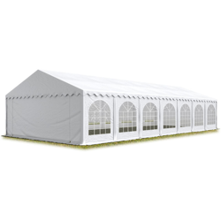 6x14 mTendone per feste PREMIUM PVC bianco 100% impermeabile Gazebo da giardino Tendone da esterno Tenda party precio