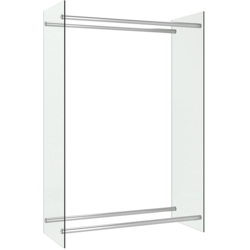 Porta Legna Trasparente 80x35x120 cm in Vetro - Trasparente - Vidaxl precio