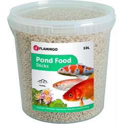 10 litri, cibo per pesci da laghetto in stick. en oferta