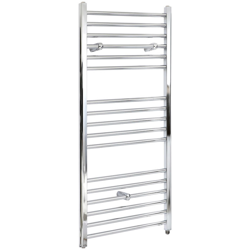 Hudson Reed Kent Scaldasalviette Elettrico Piatto di Design Verticale - Termoarredo Bagno a Scaletta Moderno - Acciaio Cromato - 400W - 1200 x 600mm características