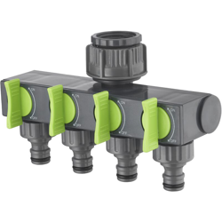 Sdoppiatore 4 uscite automatico in plastica femmina 1'' - 3/4'' - Aroz precio