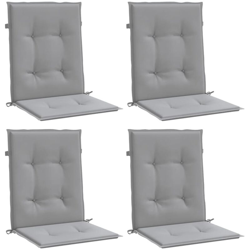 vidaXL Cuscini per Sedie da Giardino 4 pz Grigi 100x50x4 cm - Grigio características