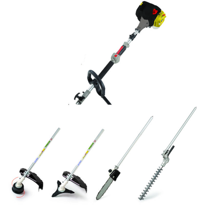 GARDEO PRO GPDCBT33-4IN1 - Decespugliatore/Potatore/Tagliasiepi 4 in 1 con motore a scoppio. Garanzia 5 anni