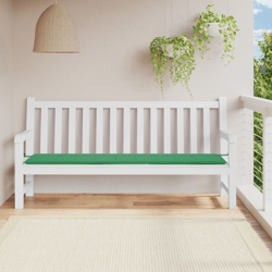 vidaXL Cuscino per Panca da Giardino Verde 200x50x4 cm - Verde características