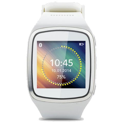 Smartwatch ZeSplash Impermeabile connessione Bluetooth funzione Contapassi e Calorie + Microfono incorporato - Bianco