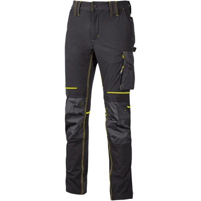 Pantaloni U-Power Atom Slim Fit Colore Nero Taglia XXL