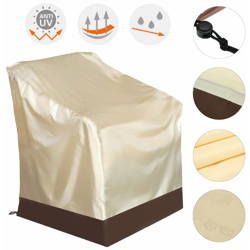 Fodera per sedia da giardino in tessuto non tessuto impermeabile per esterni 84x67x73cm precio